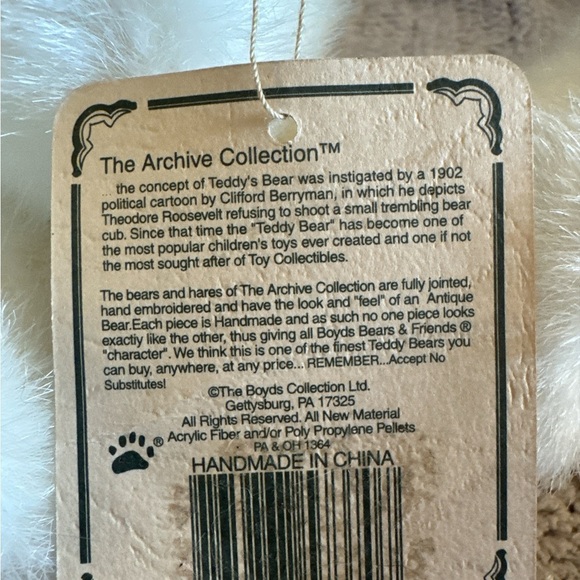 Boyd’s Bears & Friends Investment Collectible/ Archive Collection NWT - Picture 4 of 10